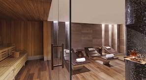 Sauna, steam room