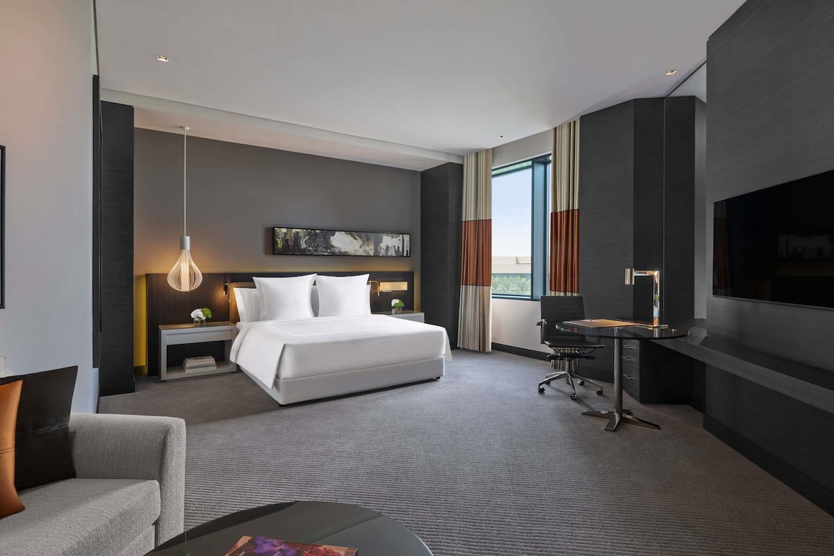 Ropa de cama de alta calidad y minibar