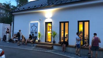 Front of property – evening/night