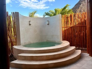 Deluxe Cabin, Non Smoking, Private Pool | Terrace/patio