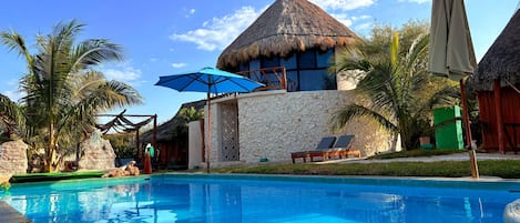 Deluxe Cabin, Non Smoking, Private Pool | 1 bedroom, in-room safe, iron/ironing board, free cribs/infant beds