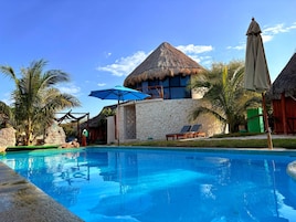 Deluxe-Ferienhütte, Nichtraucher, eigener Pool