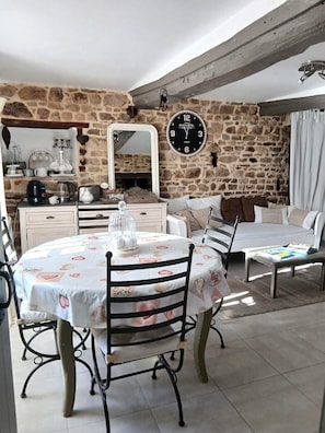 Living area - Chambres d'Hôtes La Clef des Champs (Montpinchon)