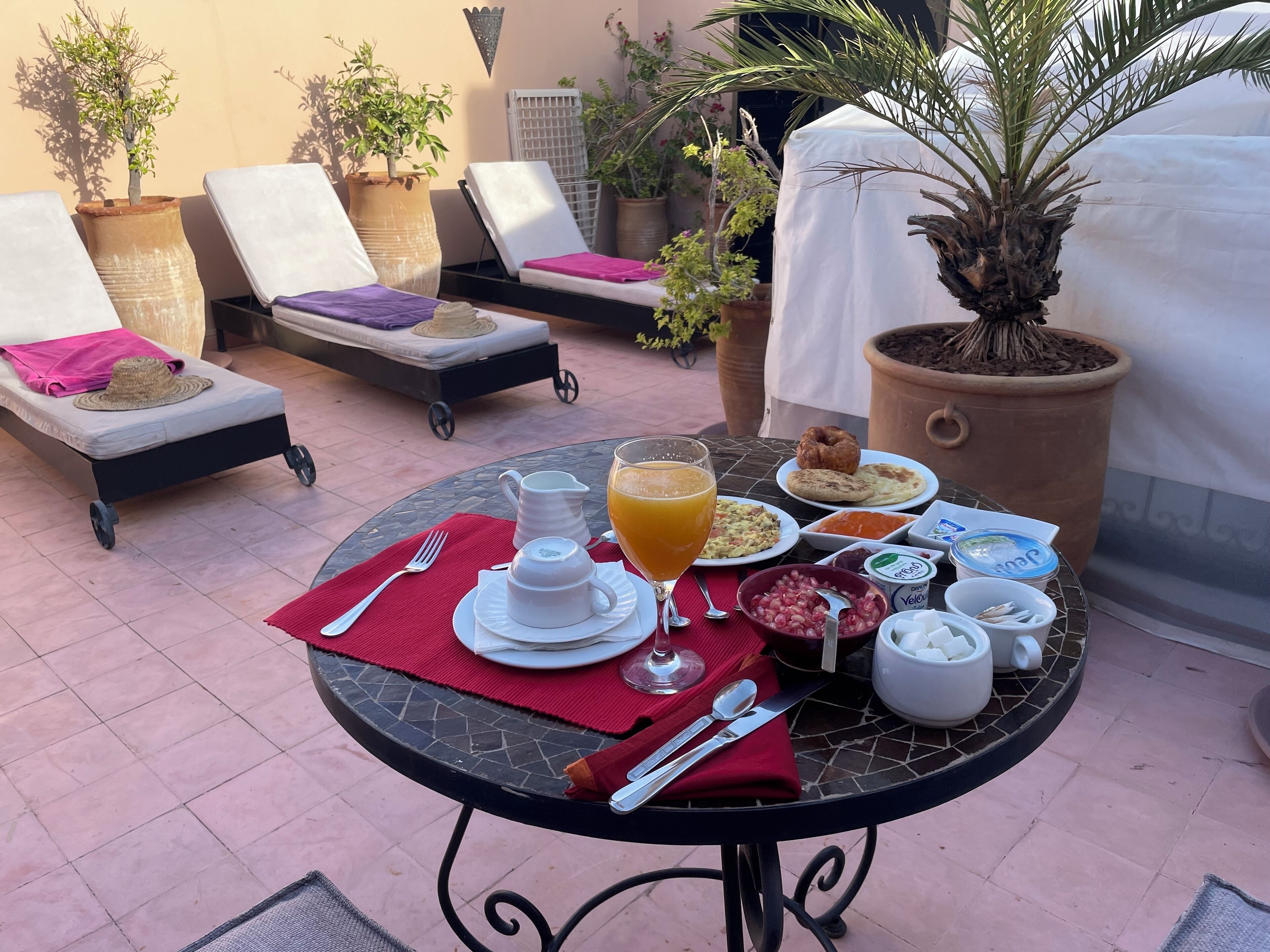 Opções para refeição ao ar livre