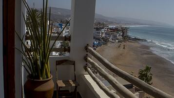 Lyxsvit - 1 queensize-säng - icke-rökare - havsutsikt | Balkong