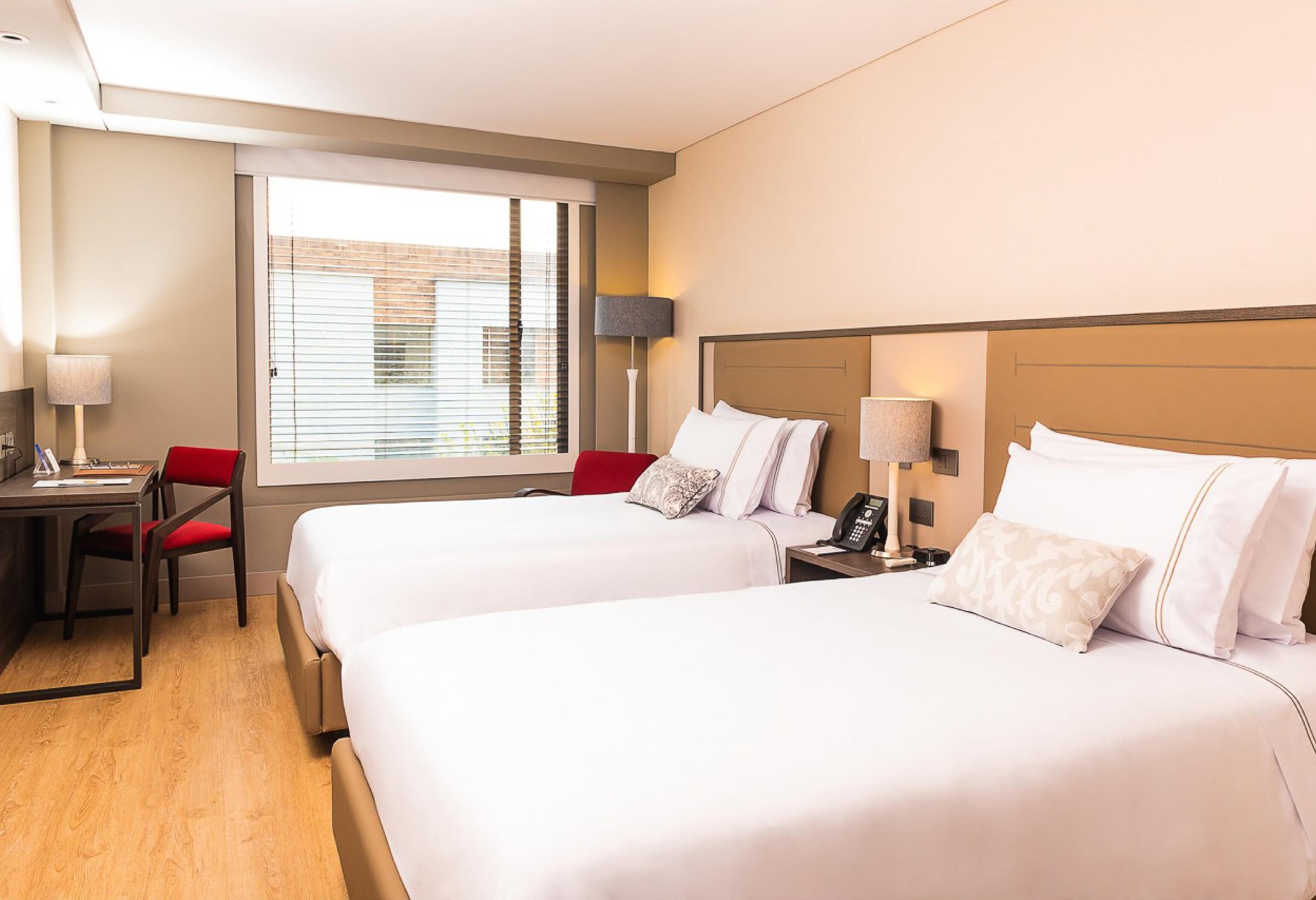 Egyptian cotton sheets, premium bedding, free minibar items