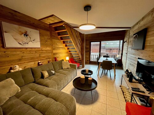 Duplex 4/6 people, center location with parking and wifi