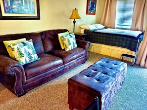 1 bedroom, blackout curtains, WiFi, bed sheets