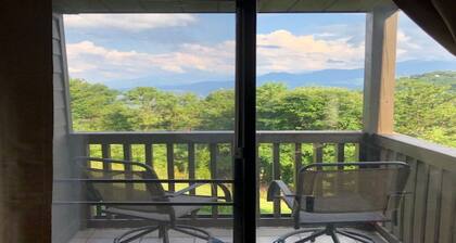 Studio Condo ~ Vues directes sur les Smoky Mountains, LeConte & Ober Ski Resort