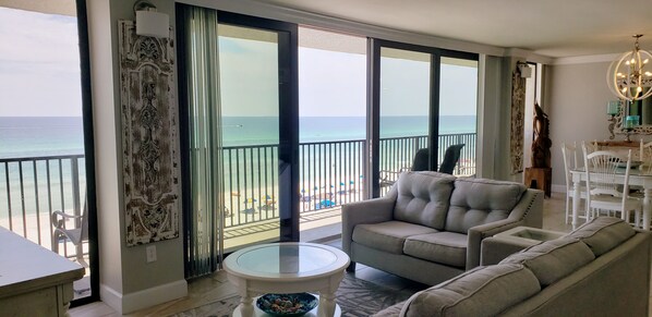 Smart TV - 😎NEW Beachfront 60'GLASS BEACH VIEWS in 2 MASTER Suites+FREE Beach Chairs😎402E (Panama City Beach)