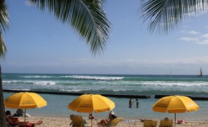Nära stranden och strandhanddukar