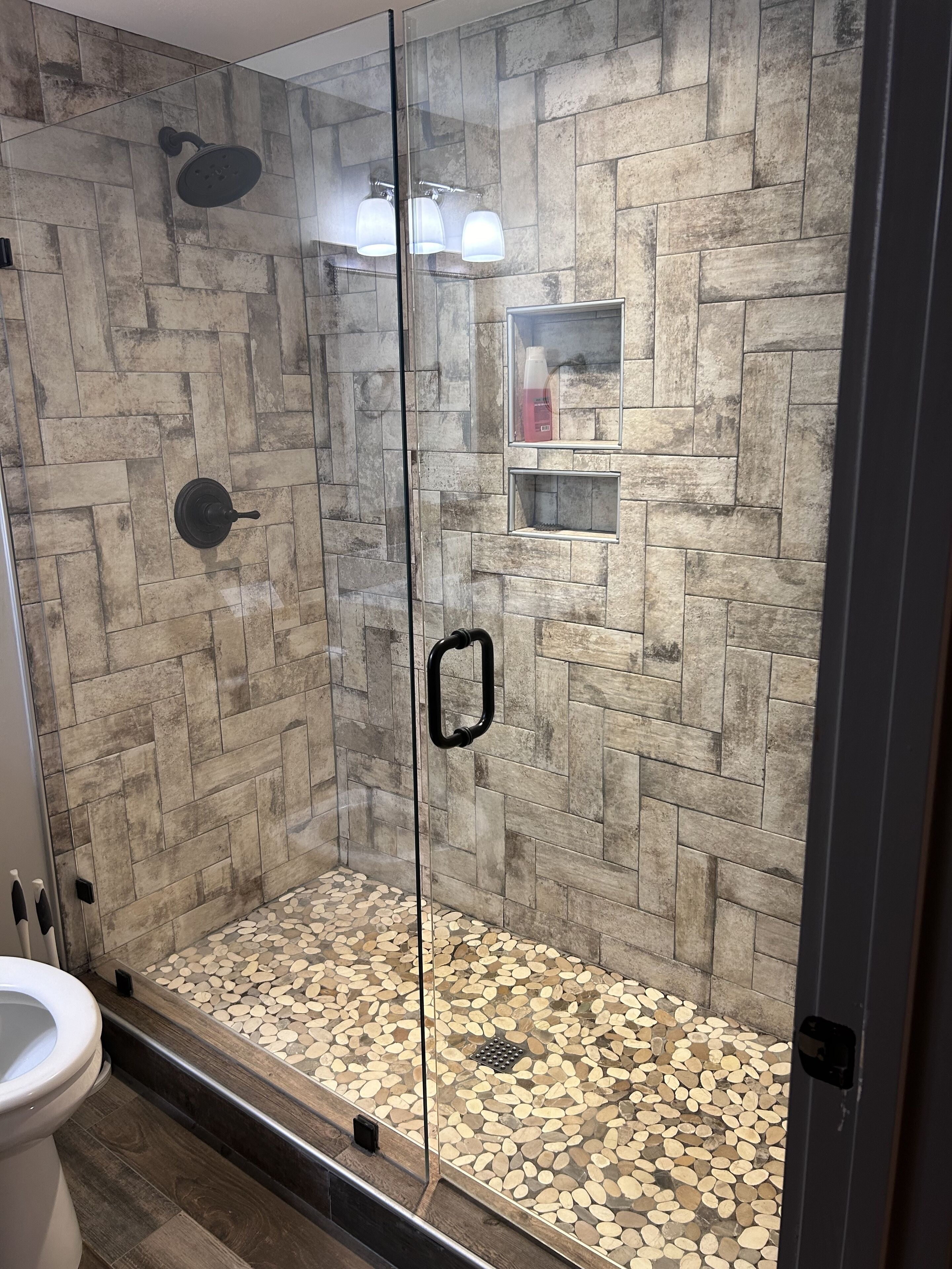 Towels, soap, toilet paper