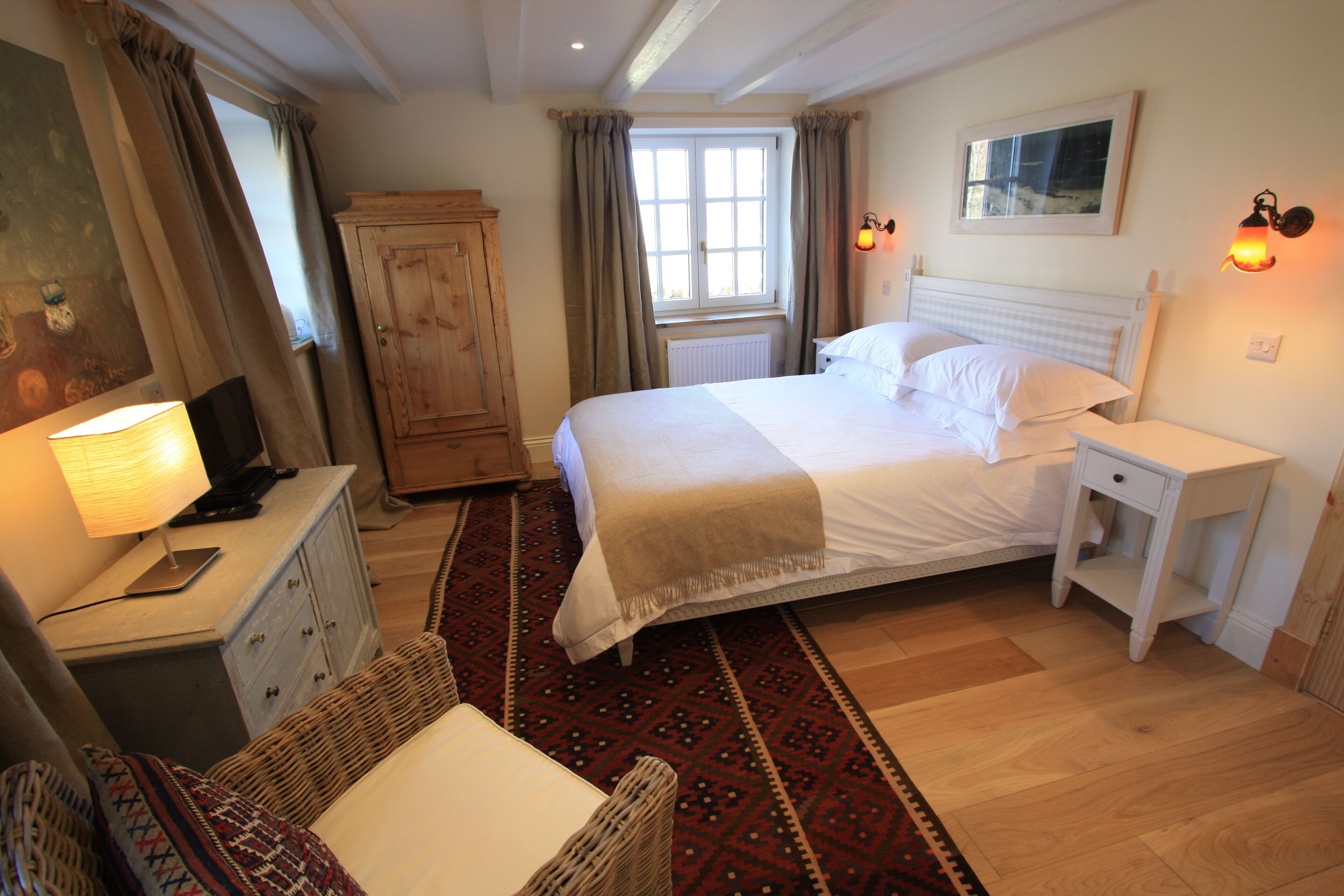 Habitación doble (Barra) | Sábanas de algodón egipcio y ropa de cama de alta calidad 