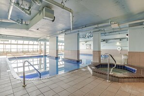 Una piscina riscaldata