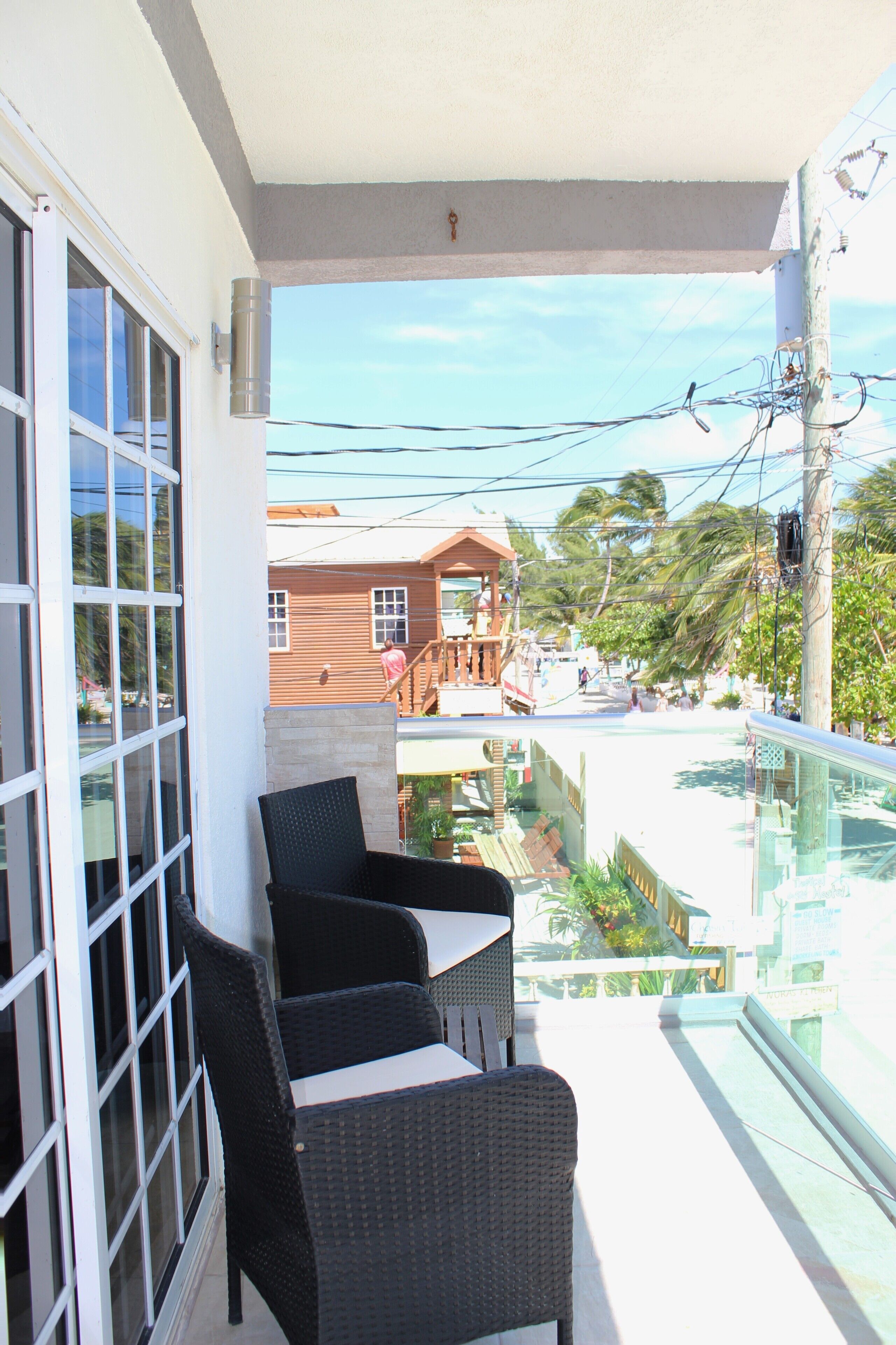 deluxe room, 2 double beds, pool access, sea view | balcony