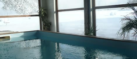 Indoor pool, a heated pool