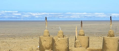 靠近海滩