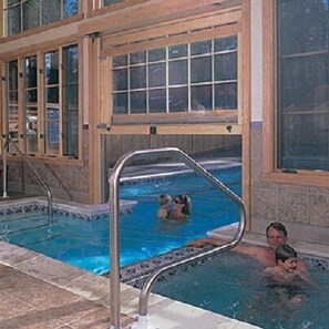 Indoor pool, a heated pool