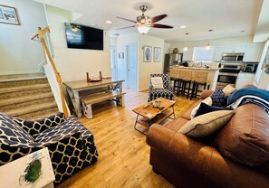 Smart TV, video games, DVD player, books - Cape Escape-Short Walk to Beach, Pet Friendly, Fenced Yard & Optional GC Rental (Cape Charles)