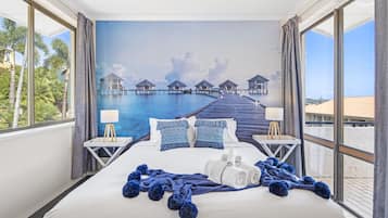Superior Apartment, 1 King Bed | 1 bedroom, in-room safe, blackout drapes, iron/ironing board