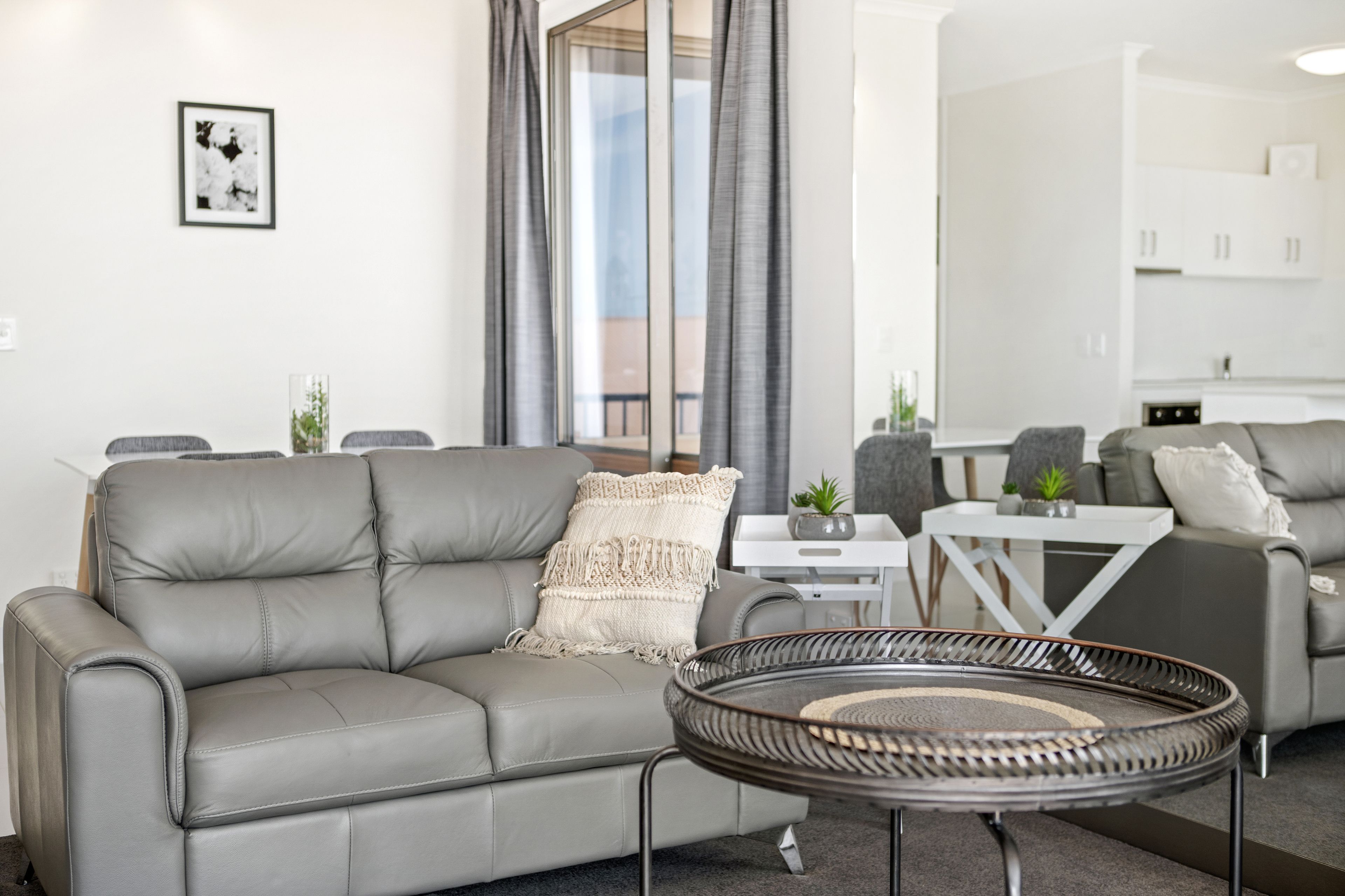Superior Apartment, 1 King Bed | Living area | 32-inch flat-screen TV with digital channels, TV