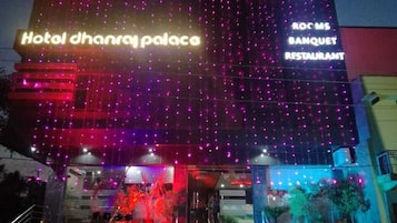 Front of property – evening/night