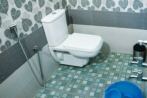 Regadera, amenidades de baño gratuitas, toallas 