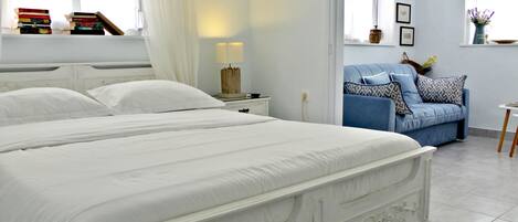 Iron/ironing board, cots/infant beds, free WiFi, bed sheets