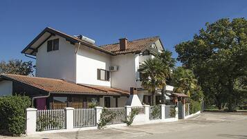 Fassade der Unterkunft