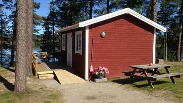 キャビン (2+2 beds, private bathroom) | バルコニー