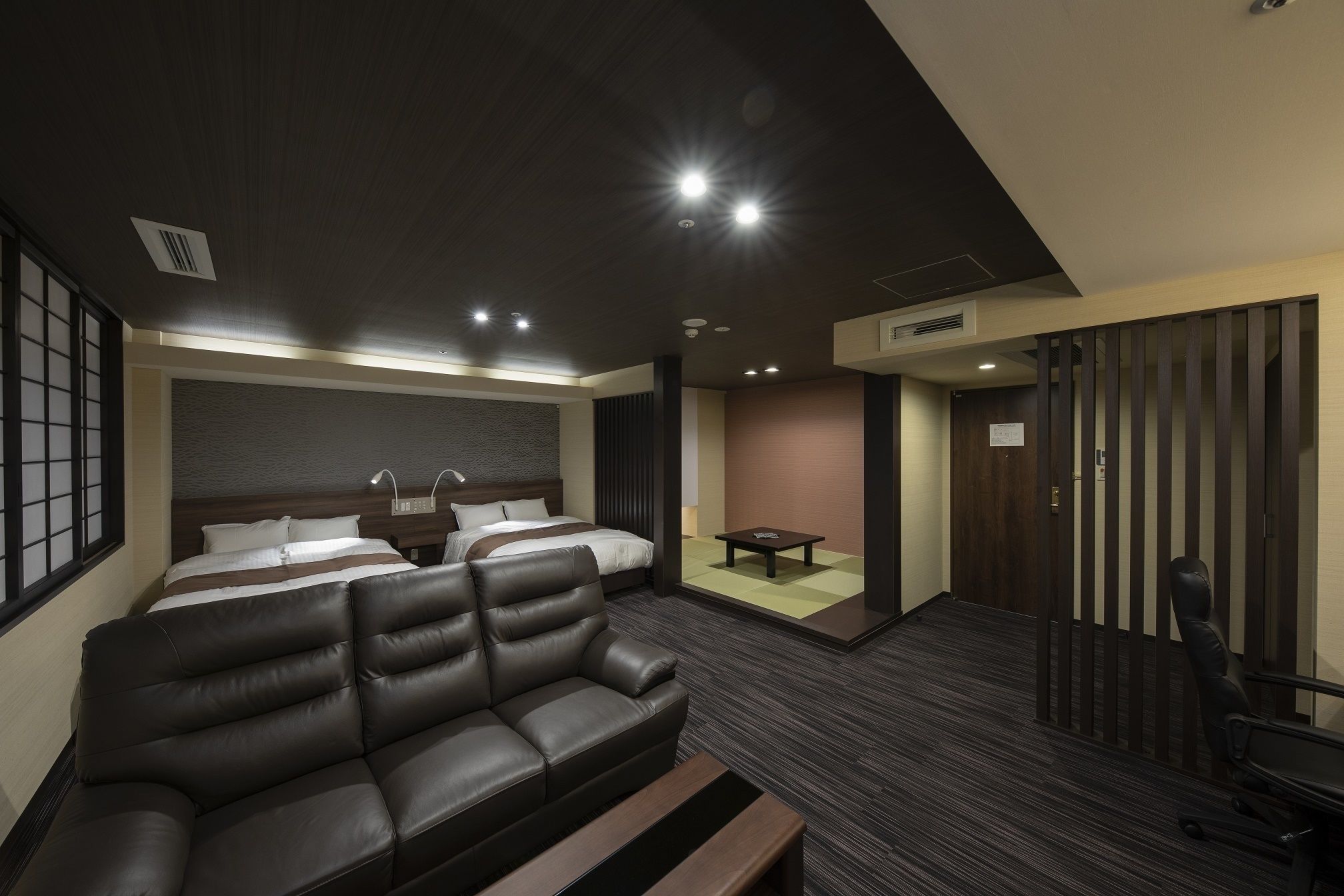 Superior Japanese Western Style Quadruple Room, Non Smoking | In-room safe, free WiFi