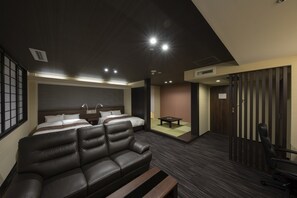 Superior vierpersoonskamer, niet-roken (Japanese Western Style) | Een kluis op de kamer, gratis wifi