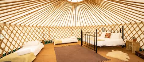 Hytte, flere senger | 1 soverom og sengetøy