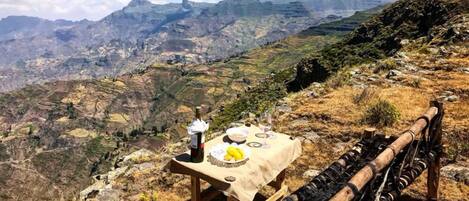 Frühstück, Mittagessen und Abendessen
