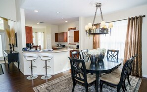 Villa, 4 Bedrooms | Private kitchen | Full-size fridge, microwave, oven, stovetop