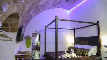 Hypo-allergenic bedding, down comforters, memory foam beds, in-room safe