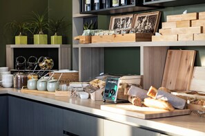 Gratis morgenmadsbuffet hver dag