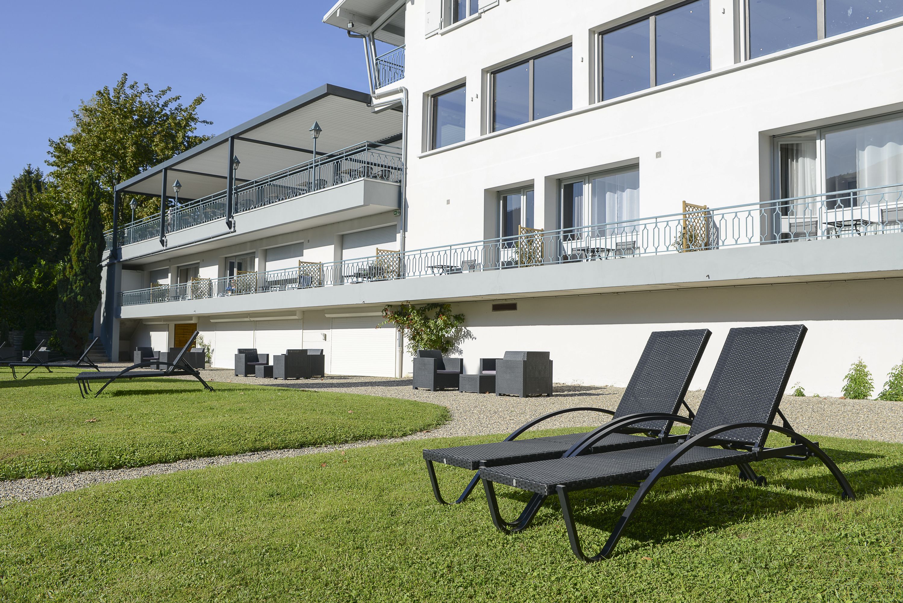 private beach nearby