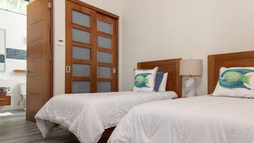 Panoramic Villa, 2 Bedrooms, Ocean View (Bougainvillea) | Egyptian cotton sheets, premium bedding, memory foam beds, in-room safe