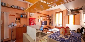 apartman, 2 hálószobával, nemdohányzó | Nappalirész | Síkképernyős tévé