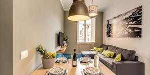 Apartment, 3 Bedrooms | Living area