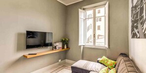Apartment, 3 Bedrooms | Living area | Smart TV - Monti - Coliseum 3 bedroom apartment (Rome)