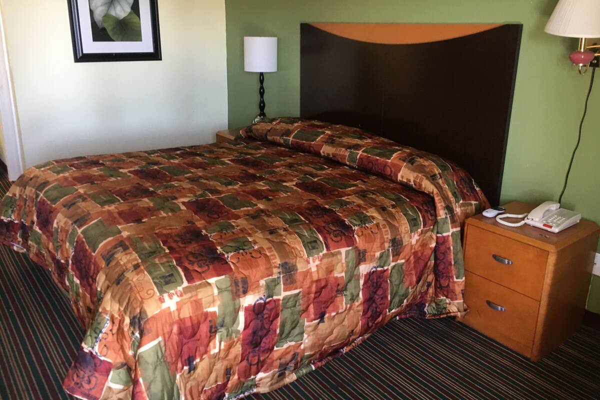 Kamar Single Ekonomi, 1 Tempat Tidur King, Bebas Asap Rokok | Minibar, meja kerja, tirai kedap cahaya, dan kedap suara