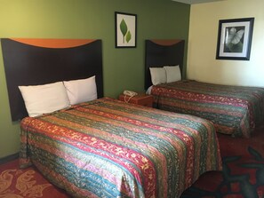 Family Double Room, 2 Queen Beds  | Minibar, desk, blackout drapes, soundproofing - Executive Inn Odessa (Odessa)