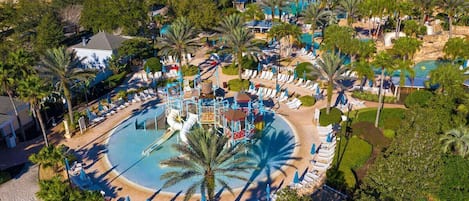 Una piscina riscaldata