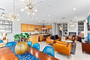 Interior - Golden Villa | Awesome Themed Bedrooms | Pool Table | Golf Course Views in Reunion Resort (Kissimmee)