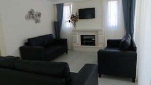 TV connectée, lecteur de DVD, livres, vidéothèque