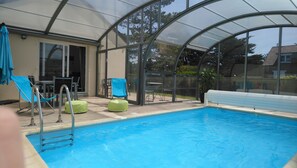 Indoor pool, a heated pool