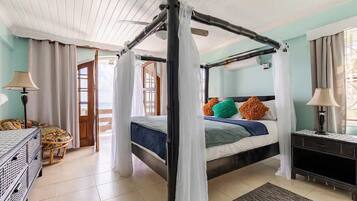 2 quartos, cofres nos quartos, ferros/tábuas de passar roupa