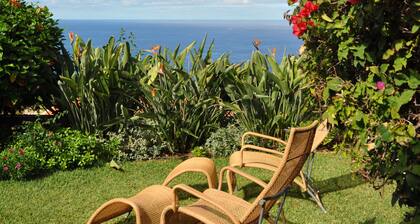 Comfortable home with a beautiful blooming garden and a view of the Atlantic